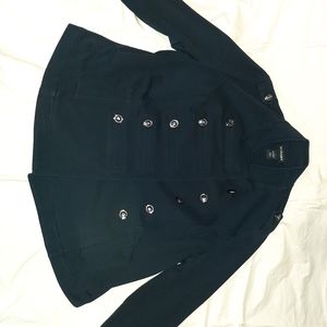 Lane Bryant Military Style Cotton Stretch Jacket